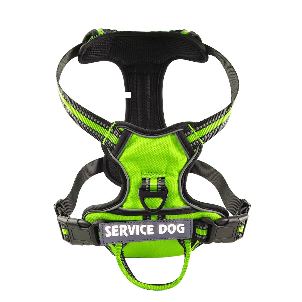 🐕 Personalized Reflective Dog Harness – Comfort & Safety for Dogs of All Sizes!