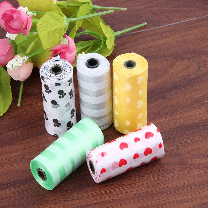 🌿 Biodegradable Pet Dog Poop Bags (1/5 Roll)