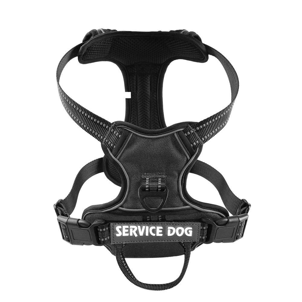 🐕 Personalized Reflective Dog Harness – Comfort & Safety for Dogs of All Sizes!