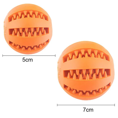 Interactive Elastic Dog Ball Toy - Chew & Clean with Fun!