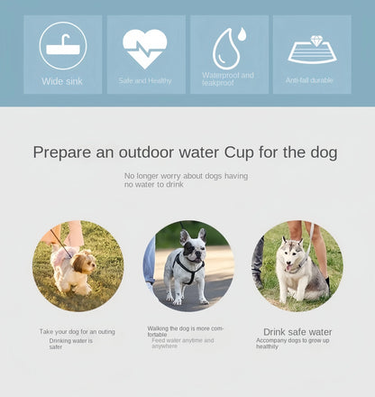 💧 Portable Pet Water Bottle with Food Dispenser – Hydration and Nutrition On the Go!