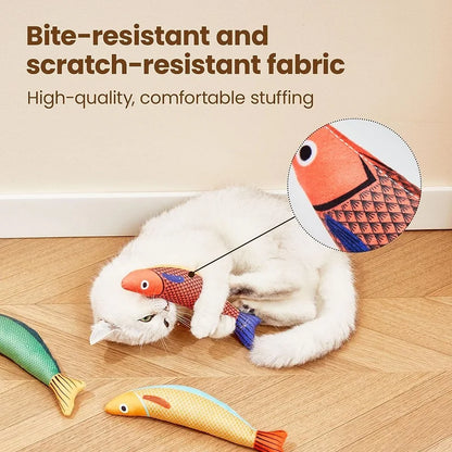 🐟 Catnip 3D Simulation Fish Toy – Interactive Fun for Your Feline Friend!