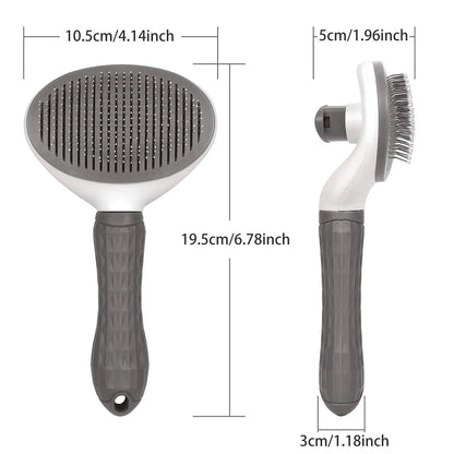 Escova autolimpante para remoção de pelos de animais de estimação - Grooming Made Easy