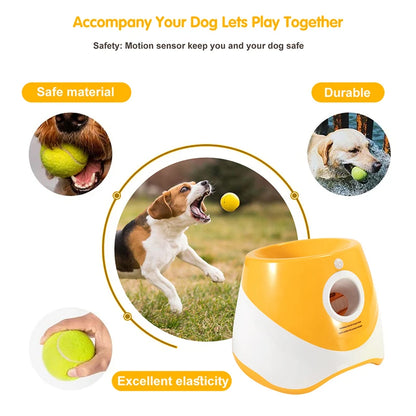 🎾 Automatic Dog Tennis Ball Launcher – Endless Fun for Your Energetic Puppy!