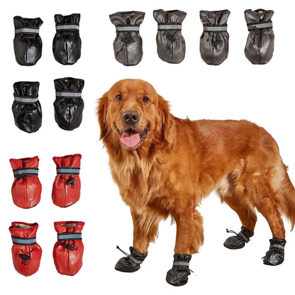 🐾 Waterproof Dog Shoes for Large Dogs – Ultimate Protection for Outdoor Adventures!