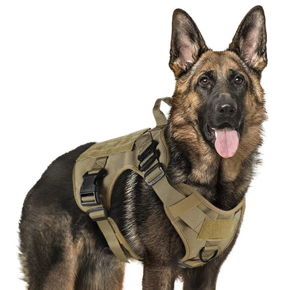 Military Large Dog Harness Pet German Shepherd K9 Malinois Training Vest Tactical Dog Harness And Leash Set For Dogs Accessories