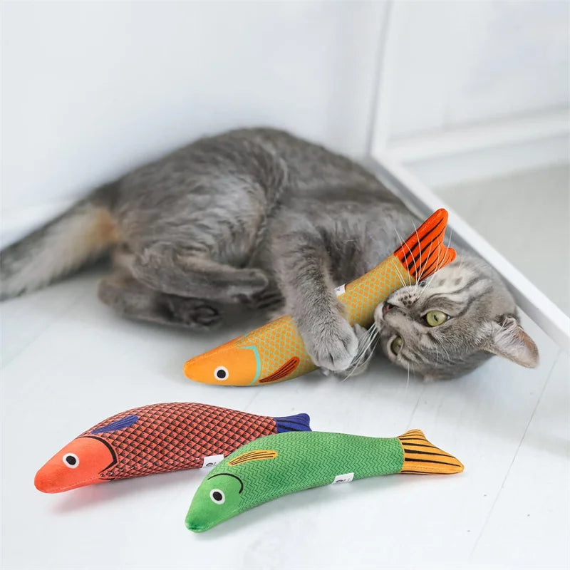 🐟 Catnip 3D Simulation Fish Toy – Interactive Fun for Your Feline Friend!