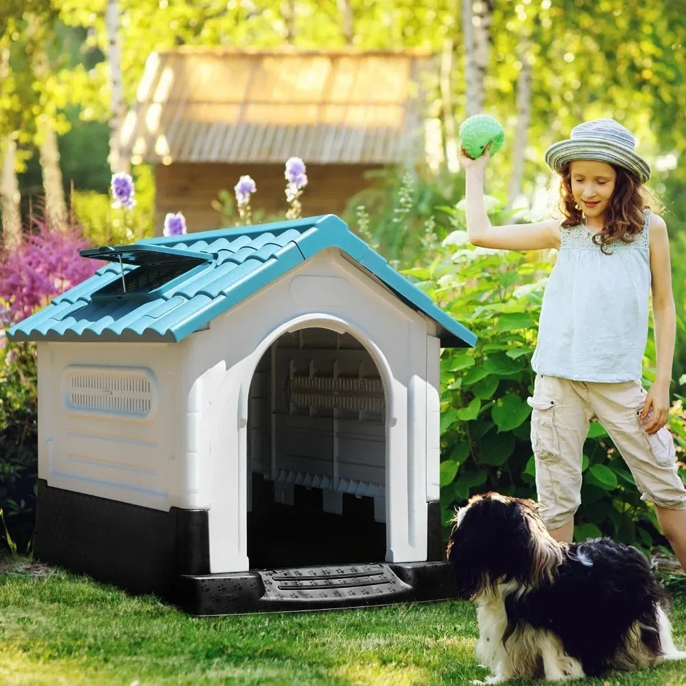 🏠 Folding Outdoor Dog House – Comfort & Protection for Your Furry Friend!