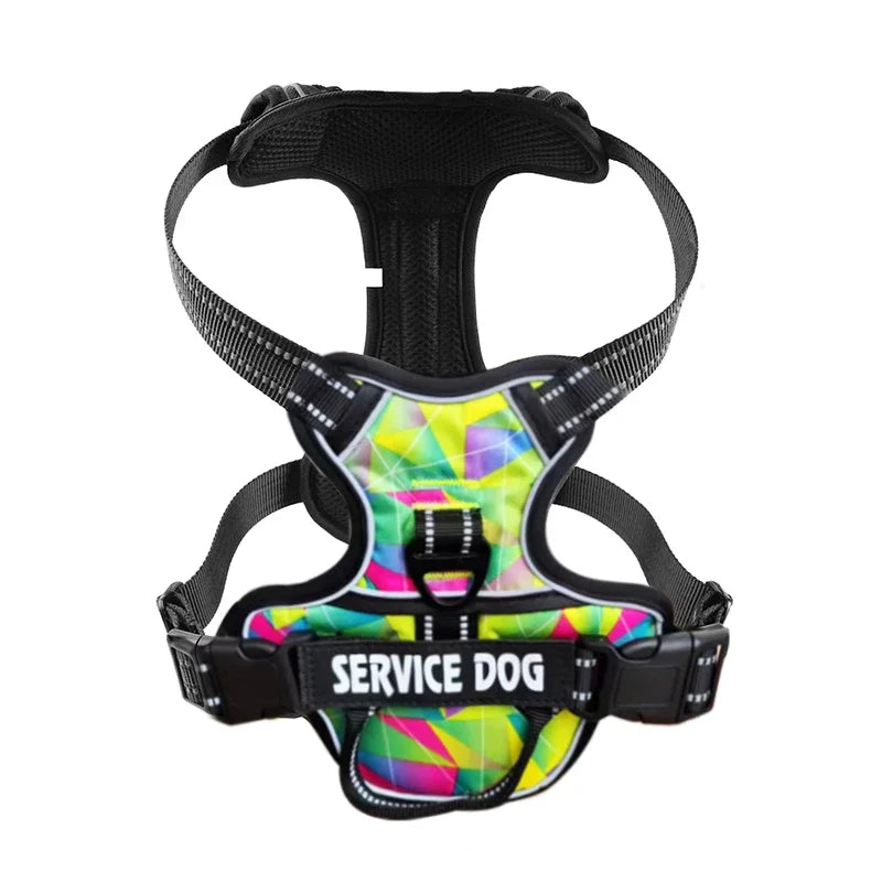 🐕 Personalized Reflective Dog Harness – Comfort & Safety for Dogs of All Sizes!