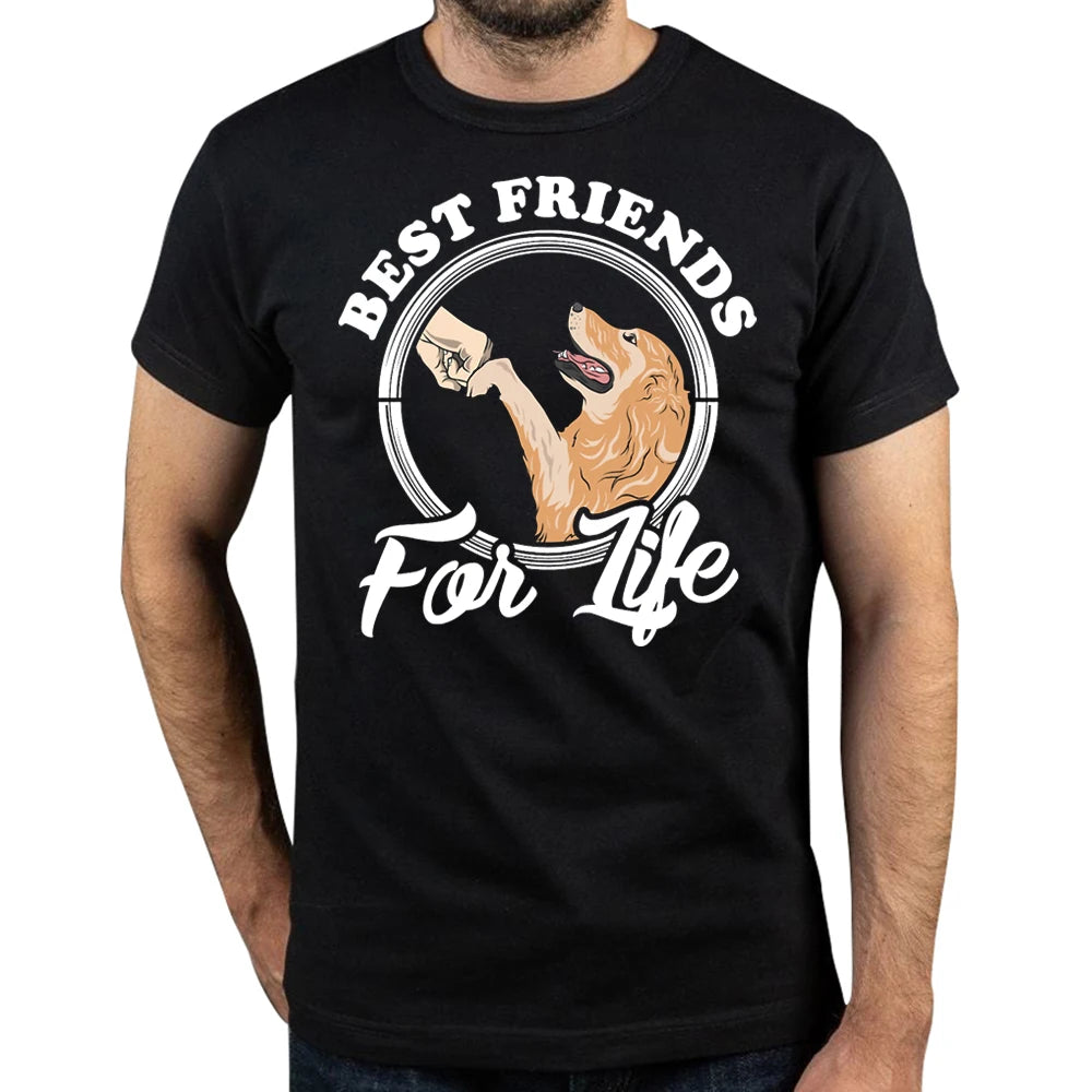 🐾 Vintage Golden Retriever “Best Friends for Life” Tee – A Must-Have for Dog Lovers! 🐾