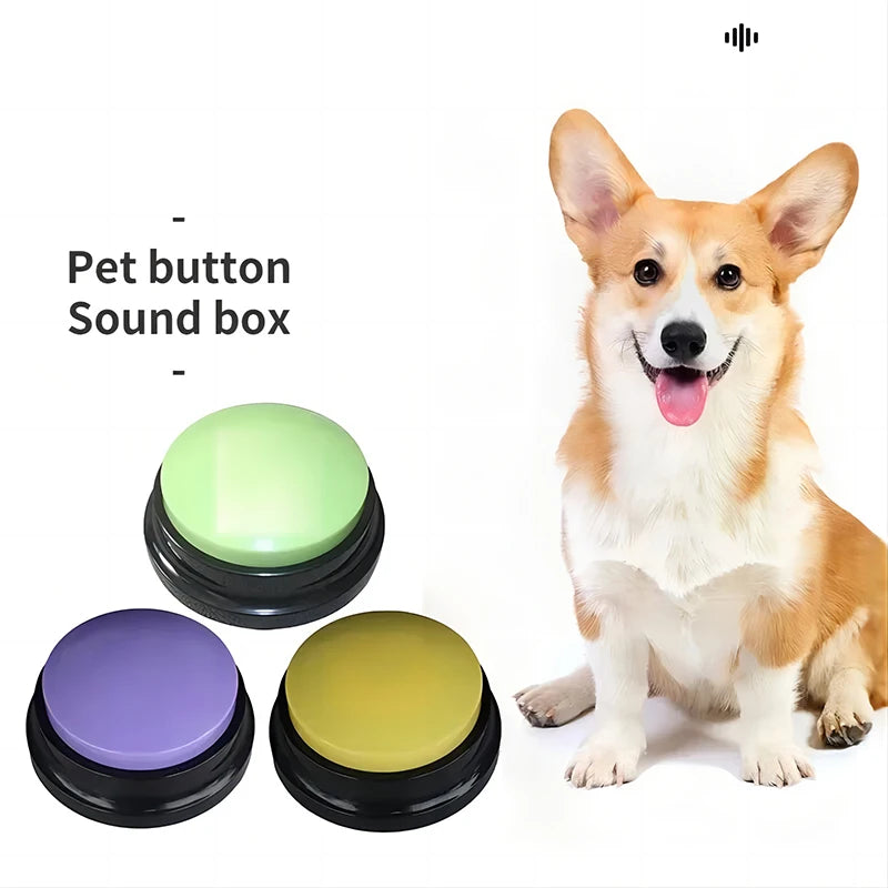 🗣️ Recordable Talking Pet Toy – Give Your Dog a Voice!