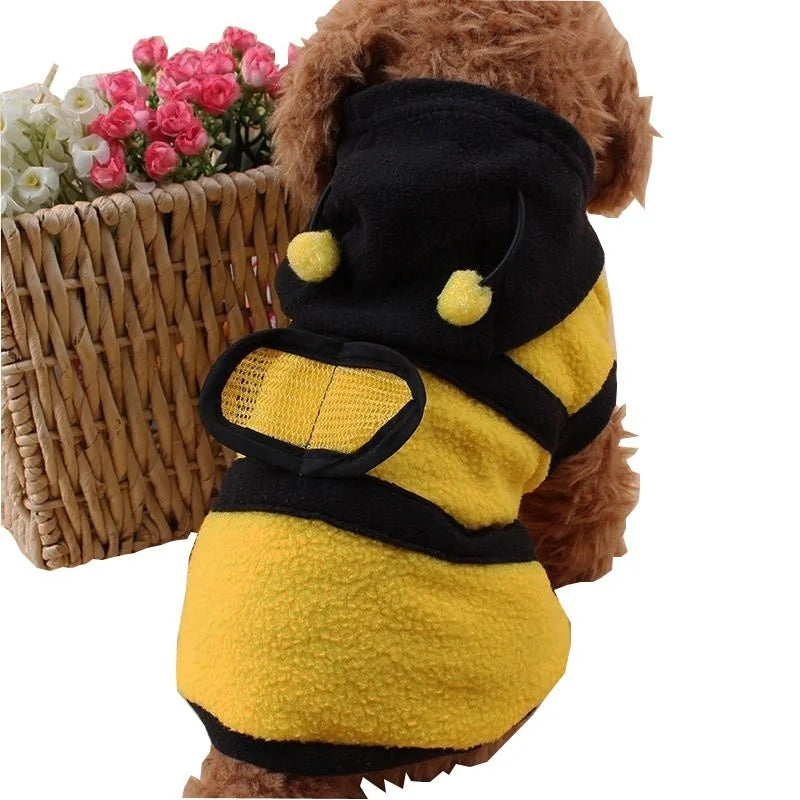 🐝 Bee Pet Costume Hoodie – Keep Your Pet Warm & Adorable!