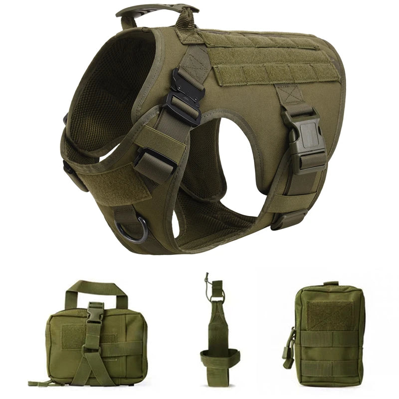 K9 Tactical Military Vest – Elite Gear for Your Dog’s Training & Adventures!