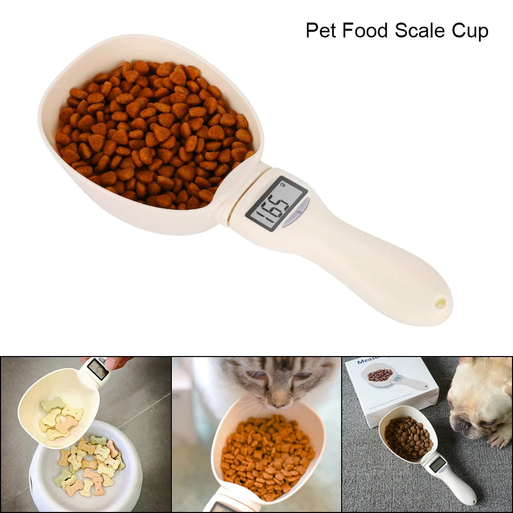 🍽️ Pet Food Measuring Scoop with Digital Scale – Precision Feeding Made Easy!