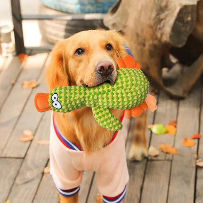 🦆 Cute Duck Plush Squeak Toy – Your Puppy’s New Best Friend!