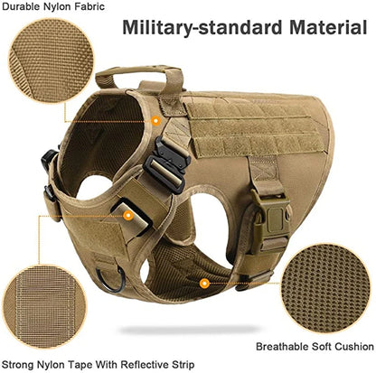 K9 Tactical Military Vest – Elite Gear for Your Dog’s Training & Adventures!