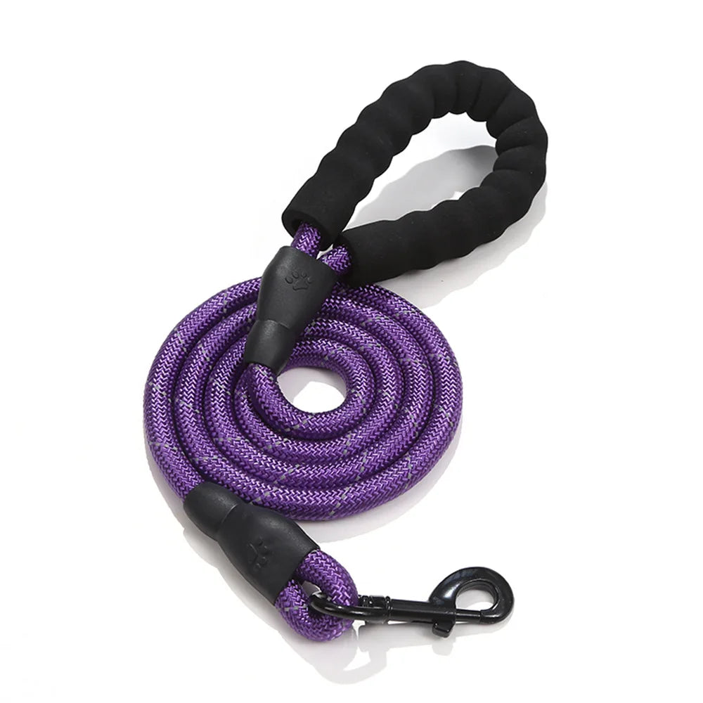 🐕 Strong Reflective Dog Leash – Built for Power, Safety, and Control!