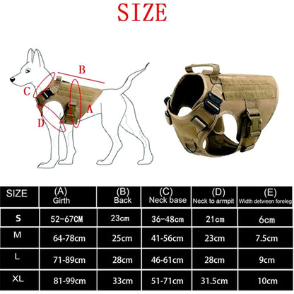 K9 Tactical Military Vest – Elite Gear for Your Dog’s Training & Adventures!