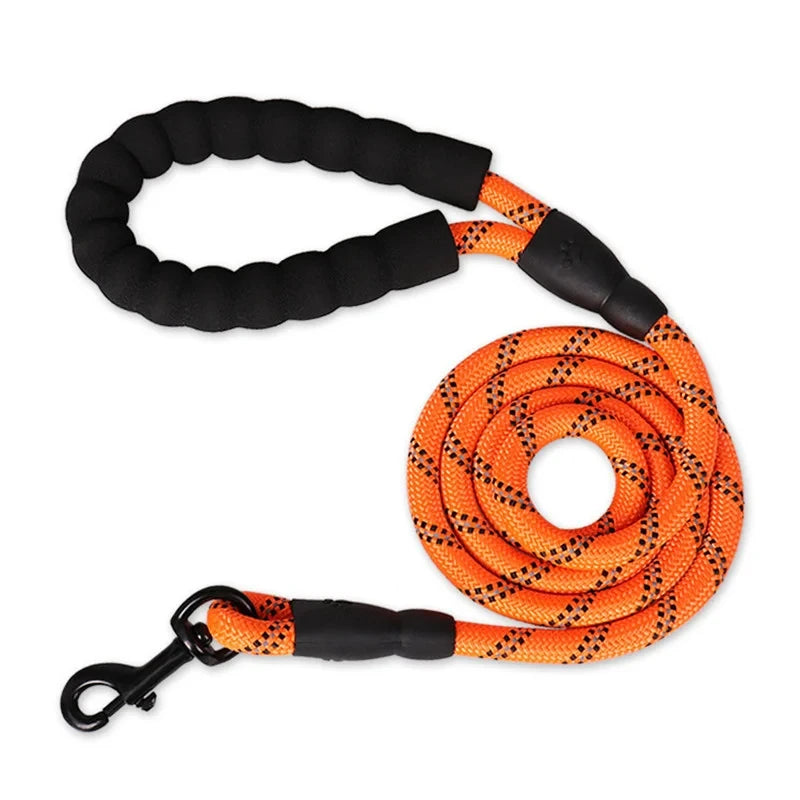 🐕 Reflective Dog Leash with Padded Handle – Strength, Comfort, and Safety in One!