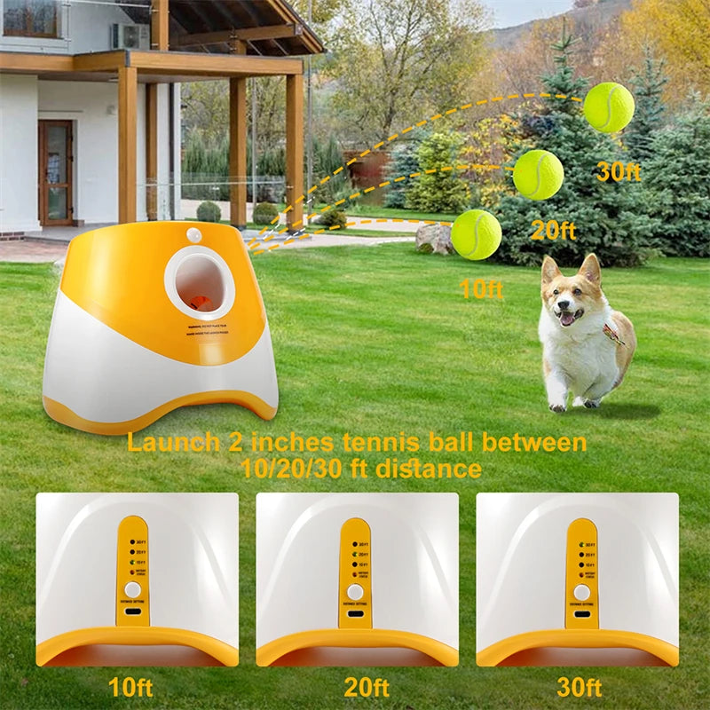 🎾 Automatic Dog Tennis Ball Launcher – Endless Fun for Your Energetic Puppy!