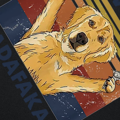 🐶 Vintage Golden Retriever “Pew Pew Madafakas” Tee – Perfect for Dog Lovers! 🐶