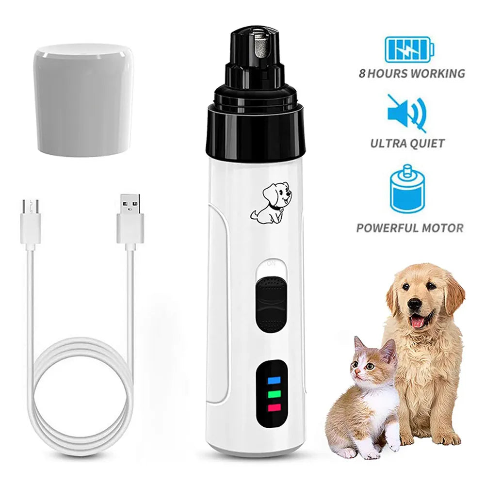 Novo cortador de unhas elétrico para cães