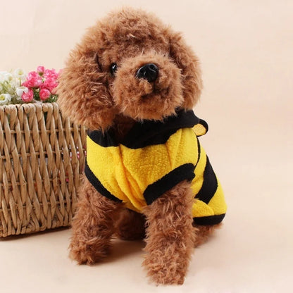 🐝 Bee Pet Costume Hoodie – Keep Your Pet Warm & Adorable!