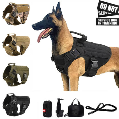 K9 Tactical Military Vest – Elite Gear for Your Dog’s Training & Adventures!