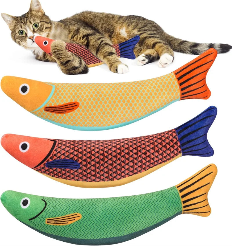 🐟 Catnip 3D Simulation Fish Toy – Interactive Fun for Your Feline Friend!