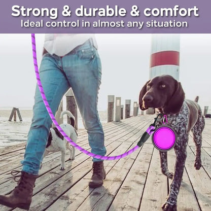 🐕 Strong Reflective Dog Leash – Built for Power, Safety, and Control!