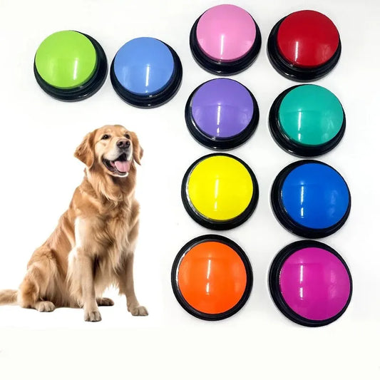 🗣️ Recordable Talking Pet Toy – Give Your Dog a Voice!