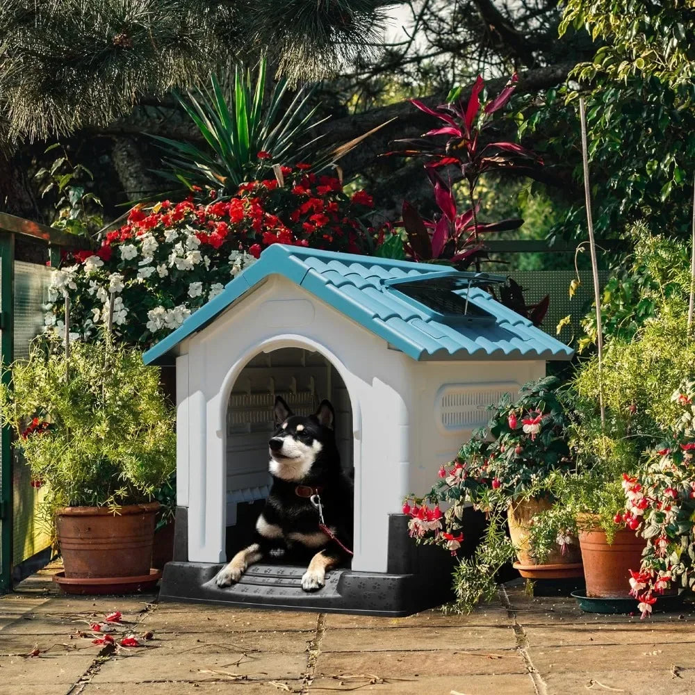 🏠 Folding Outdoor Dog House – Comfort & Protection for Your Furry Friend!