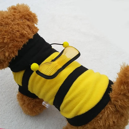 🐝 Bee Pet Costume Hoodie – Keep Your Pet Warm & Adorable!