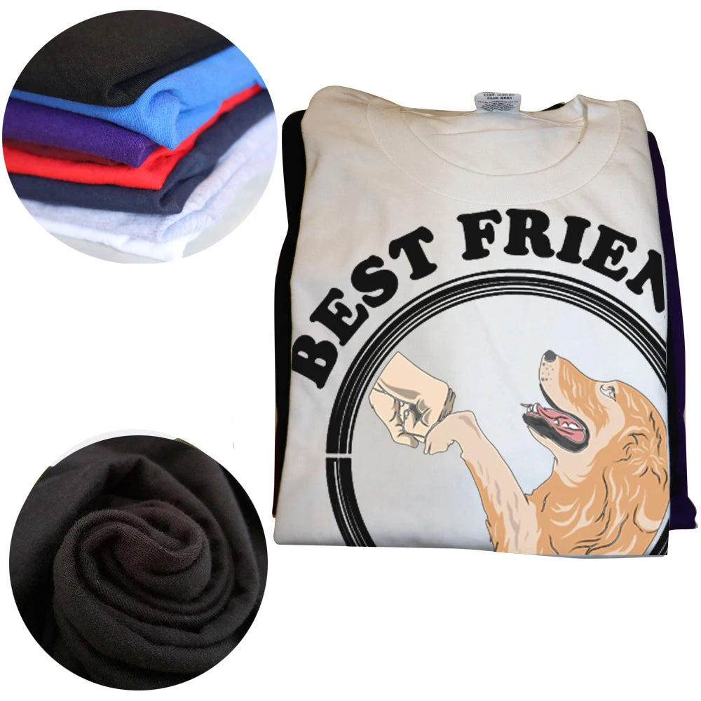 🐾 Vintage Golden Retriever “Best Friends for Life” Tee – A Must-Have for Dog Lovers! 🐾