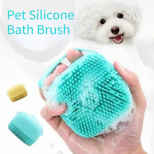 Pet Shampoo Bathing Brush.