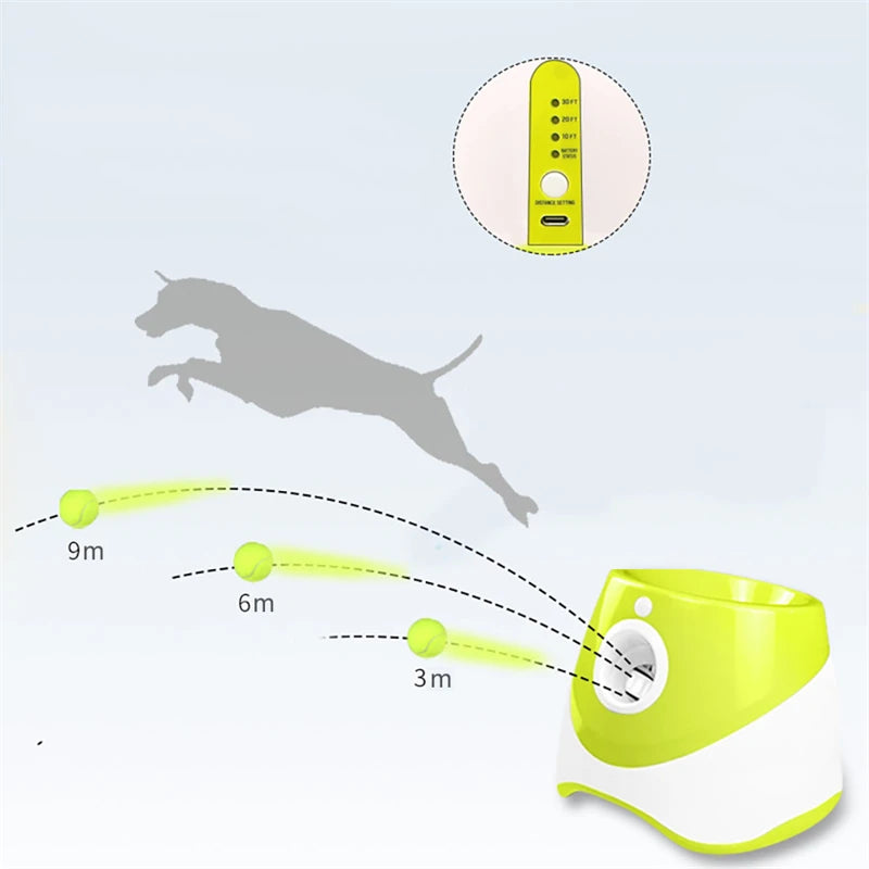 🎾 Automatic Dog Tennis Ball Launcher – Endless Fun for Your Energetic Puppy!